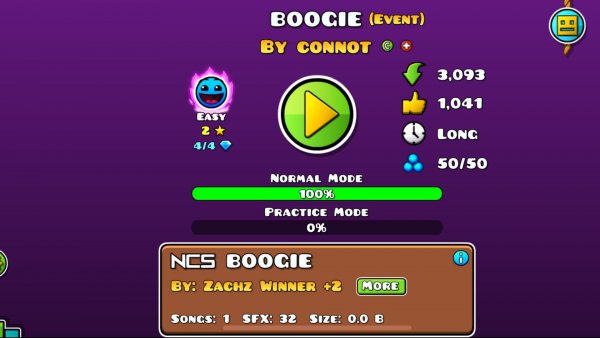 Boogie / geometry dash 2.207 thank you for 40 subs:)