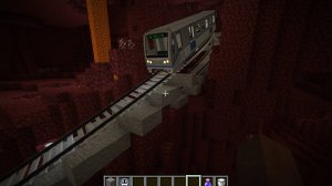Моё метро в аду. Майнкрафт с модом MTR. Жёлтая линия.