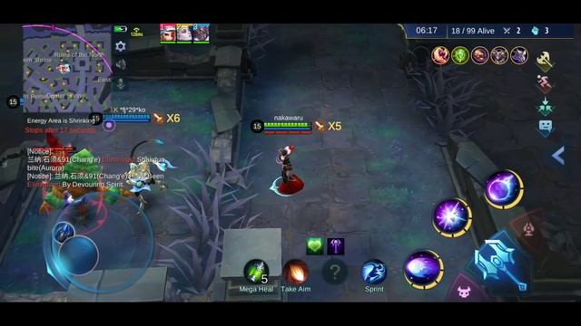 Aurora Survival Mode Mobile Legend 4K 1R 5A смотреть онлайн