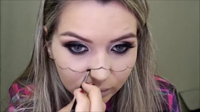 Pierrô Feminina Makeup Artística