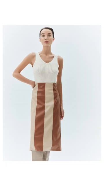 Где купить кожаную юбку А- силуэта смотреть онлайн