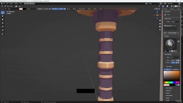 4 - Texture Painting the Model