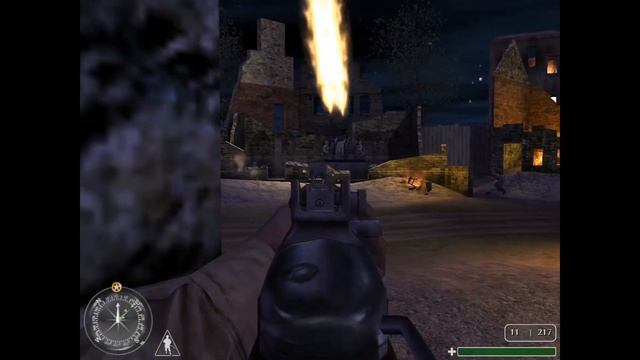 Call of Duty. Миссия №3 "Церковь Святой Марии - Ночь. Эглиз Сан-Мер, Франция" | Космонавт Play