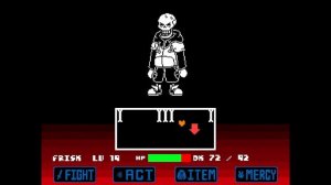 TS!Underswap Papyrus fight (Phase's 1 and 2)