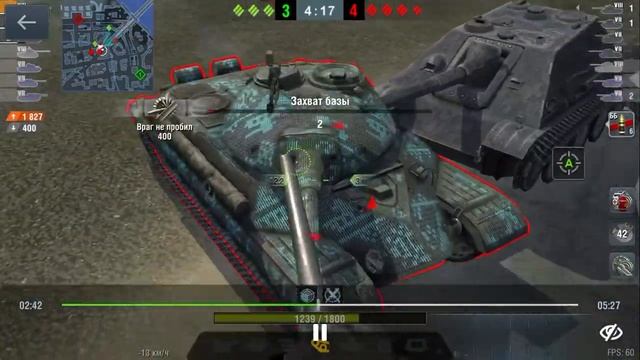 4k урона,Мастер/WOT blitz/Ис-3 «Медведь» смотреть онлайн