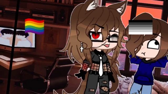meme// Сравниваю ос и себя // Gacha club смотреть онлайн