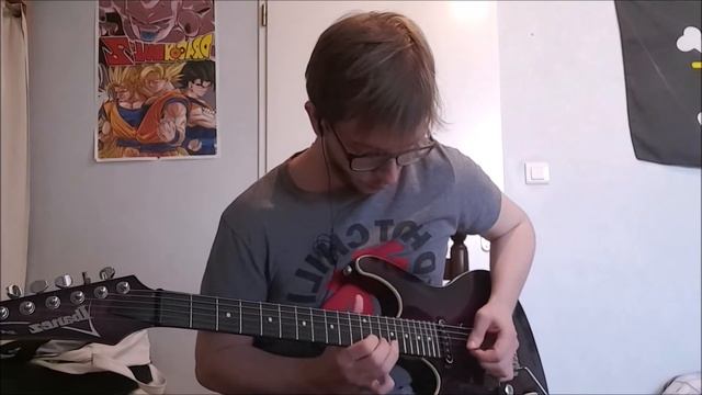 Guitar Cover, Backing track A Lydian Dominant, by Mattias IA Eklundh. смотреть онлайн