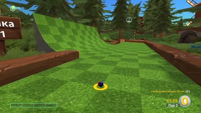 Golf With Your Friends. Карта №1 "Лес" | Космонавт Play