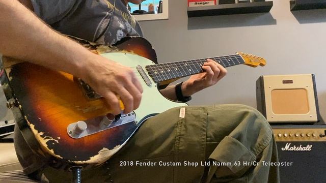2018 Fender Custom Shop Ltd Namm 63 Hr/Cr Telecaster смотреть онлайн