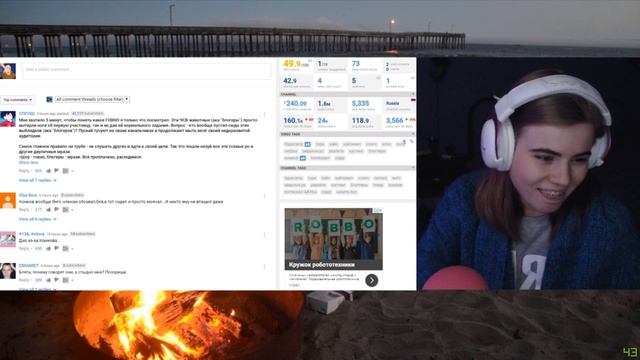ЛИЗЗКА СМОТРИТ ВСЮ ПРАВДУ ПРО ХАЙПКЭМП И ЛАЙКЕРА смотреть онлайн