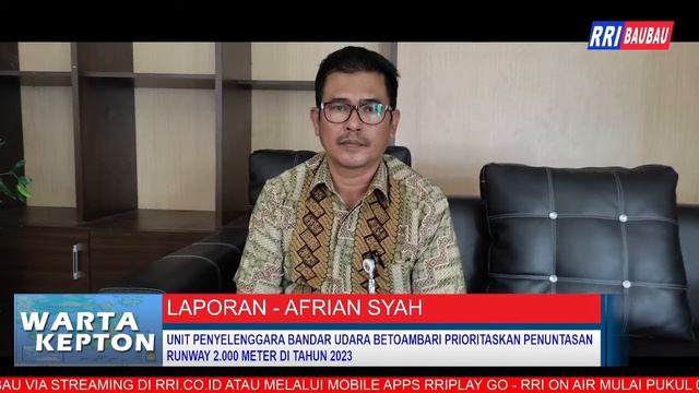 UNIT PENYELENGGARA BANDAR UDARA BETOAMBARI PRIORITASKAN PENUNTASAN RUNWAY 2000 METER DI TAHUN 2023 смотреть онлайн