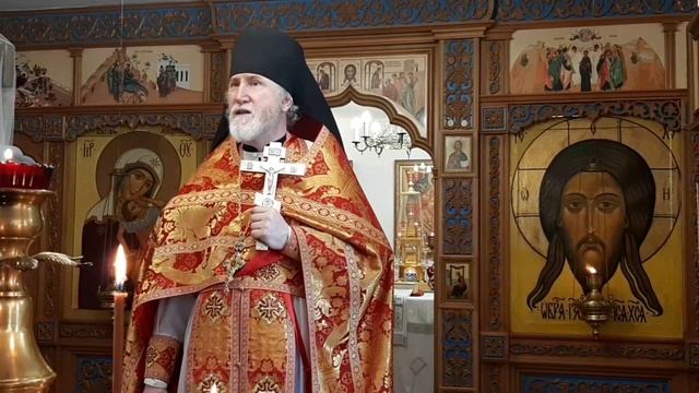 Партенит .Храм Благовещенская Проповедь игумена Никиты в неделю мытаря и фарисея. 09.02.25 г.