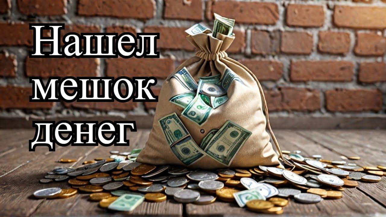 Нашел в Стене замурованный Мешок с Деньгами #находкаденег Куда их теперь ? смотреть онлайн