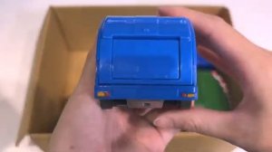 Тестирование на вождение мусоровоза по склонам!