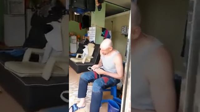 Работа на киме. Заготовка веревочек смотреть онлайн