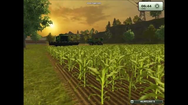 How to plant and harvest corn - Farming Simulator 2013 смотреть онлайн