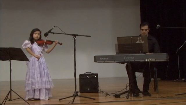 O. Rieding Concierto para violin,op 34 en Sol M,Camila Mora (violín) y Roberto Mora (piano) смотреть онлайн