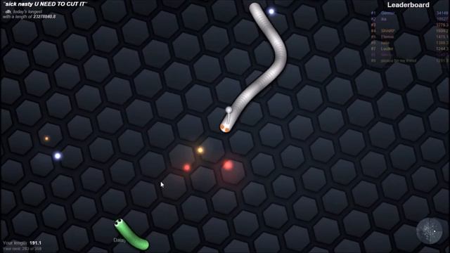 Slither.io классные черви) смотреть онлайн
