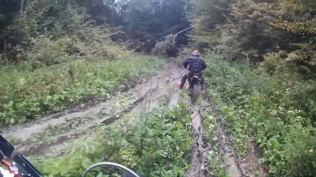 По лесу в поисках новых направлений. Нашли заброшенную воинскую часть. смотреть онлайн