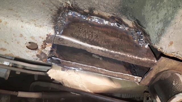 сварка лонжерона на тойота ками часть 1 смотреть онлайн
