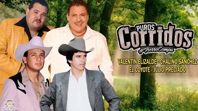 El Coyote, Julio preciado , Valentin Elizalde , Chalino Sanchez Mix Corridos Con Banda смотреть онлайн