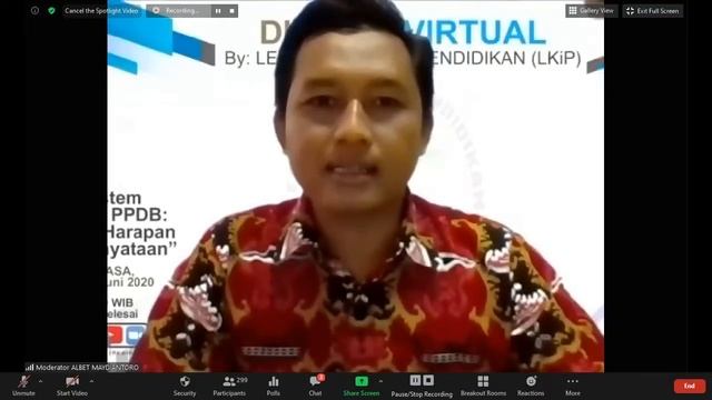 DISKUSI VIRTUAL SISTEM ZONASI PPDB ; ANTARA HARAPAN DAN KENYATAAN ??? смотреть онлайн
