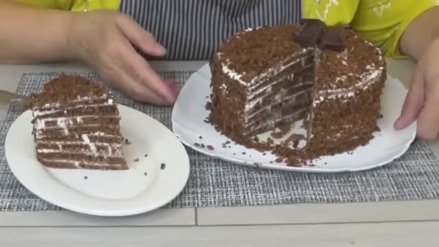 ДУХОВКА в ПРОШЛОМ ! #19 ТОРТ за 20 минут на СКОВОРОДЕ Все смешал и Готово Выпечка к ЧАЮ РЕЦЕПТ смотреть онлайн