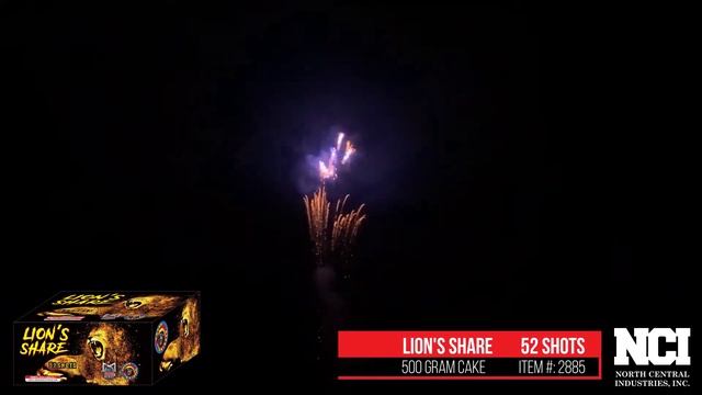 Big Grin Fireworks LION'S SHARE 52 SHOTS Great Grizzly Brand 500 GRAM CAKES смотреть онлайн