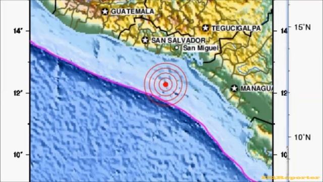 M 7.4 EARTHQUAKE - OFFSHORE EL SALVADOR 08/27/12 смотреть онлайн