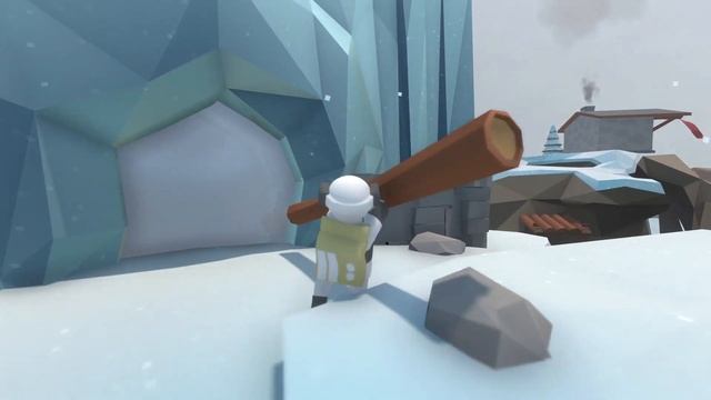 Human Fall Flat. Сон №12 "Лёд" | Космонавт Play