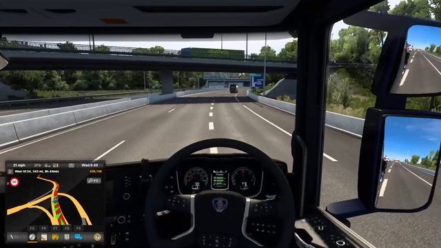 Euro Truck Simulator 2 (3 Tons Of Helicopter Plymouth-Kassel) Pt 2/3 смотреть онлайн