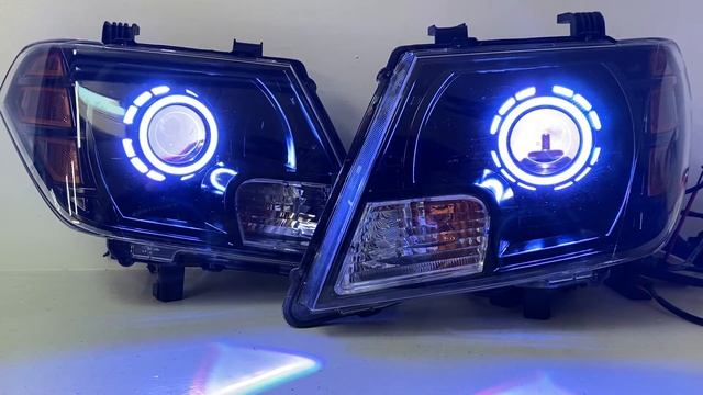 Nissan Frontier Retrofit Overview // Color Changing Angel Eyes // Devil Eyes // Bluetooth RGB смотреть онлайн