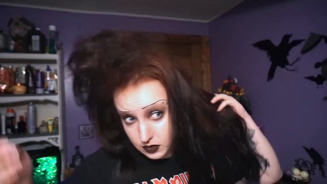 How to tease Punk/Goth/Alternative hair tutorial. смотреть онлайн
