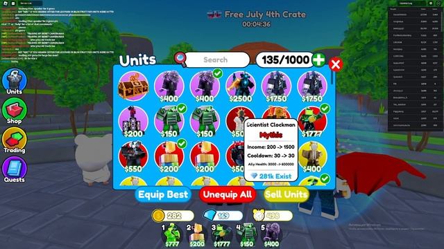 Toilet tower defense / ЭПИЗОД 75 ВЫШЕЛ! ОБЗОР ОБНОВЛЕНИЯ смотреть онлайн