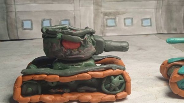 -возращение т 35 в строй-мультик про танки#stop_motion #wot_blitz #кв_44 #worldof_tanks #геранд