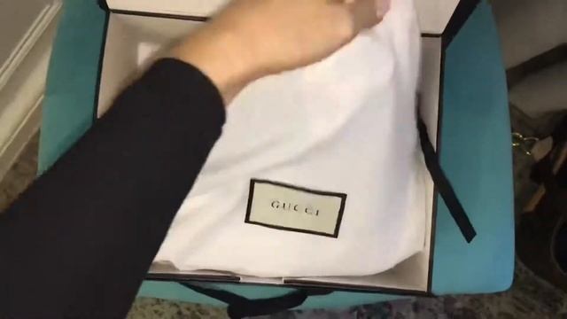 Unboxing GUCCI GG Marmont Small Pink Shoulder Bag / распаковка сумка гуччи