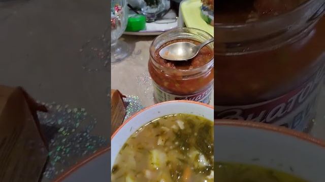 Гороховый суп из заготовок. Рецепт на моем канале👍👍👍👍👍#гороховыйсуп #супгороховый #вкуснаяеда смотреть онлайн
