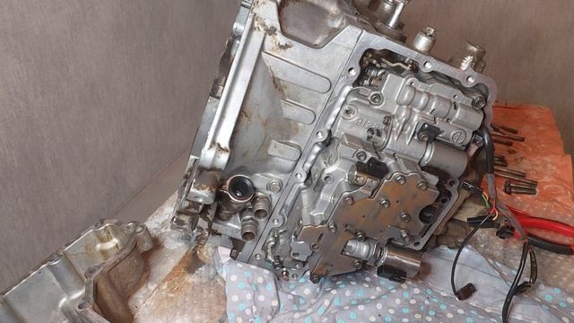Установка гидроблока в акпп Aisin Af17