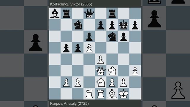 FIDE World Championship 1978 | Karpov vs Kortschnoj | Round 32 смотреть онлайн