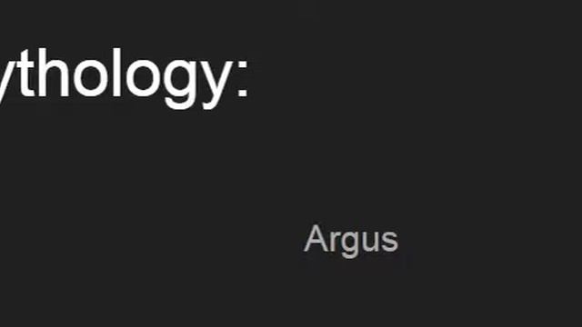 Argus | Mythology смотреть онлайн