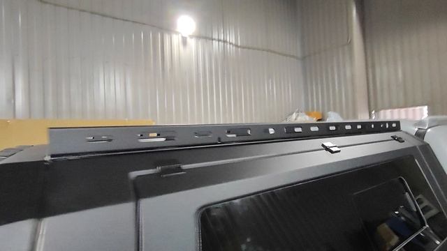 Кунг алюминий 4 стекла, три фонарика на пикап JAC T9