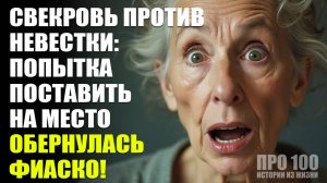 Свекровь против невестки: попытка поставить на место обернулась фиаско! | жизненные истории