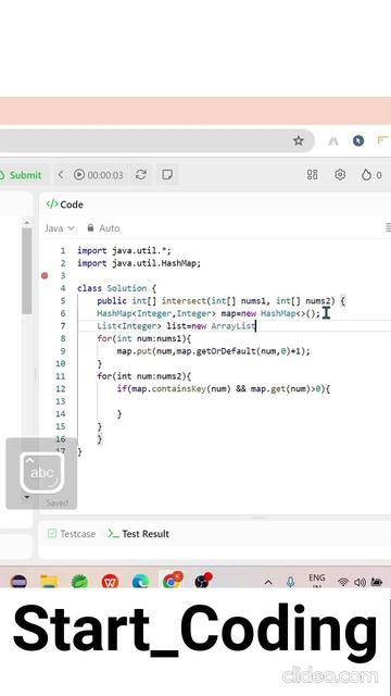 350. Intersection of Two Arrays II #leetcode #java #dsa #love #challenge #support #enjoy #students смотреть онлайн