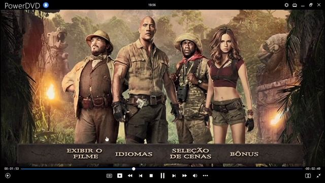 Jumanji: En La Selva DVD Menu 2018 en inglés, chino, portugués, español y tailandés смотреть онлайн