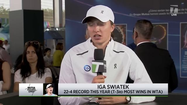 Iga Świątek discusses being one of Times Most Influential People of 2023 | 2023 Madrid Third Round смотреть онлайн