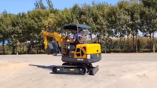 FORLOAD TBE25B model 2.5tons mini excavator смотреть онлайн