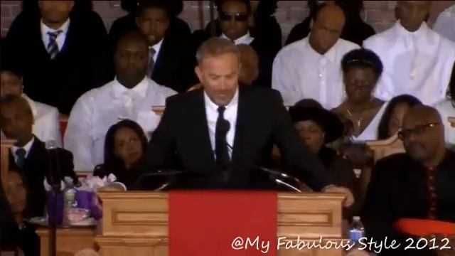 Kevin Costner Whitney Houston's Funeral You'll Be Good Enough