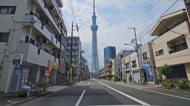 ニトリ 押上駅前店『立体』駐車場入口まで / To the Nitori Oshiage Ekimae store parking lot entrance смотреть онлайн