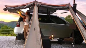 №2 Одиночный простой кемпинг в горах с дровяной печкой и уютным укрытием