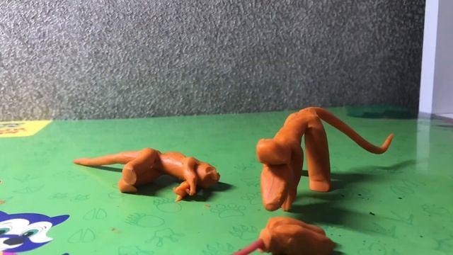 Канкавенатор vs алоззавр/пластилиновая анимация смотреть онлайн